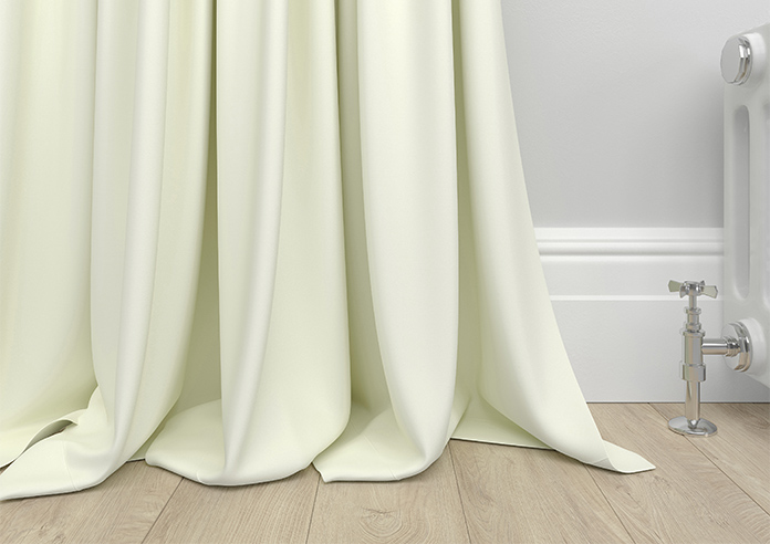 Kyoto Faux Silk, White - Made to Measure Curtains - Image 6